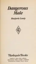 Book cover of Dangerous male