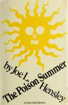 Book cover of The poison summer