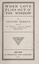 Book cover of When love flies out o' the window
