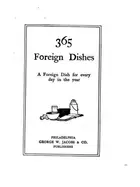 Book cover of 365 foreign dishes