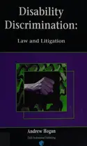Book cover of Disability discrimination
