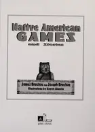 Book cover of Native American games and stories