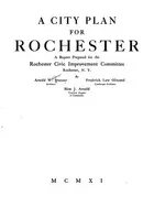 Book cover of A City Plan for Rochester: A Report