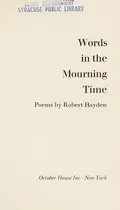Book cover of Words in the mourning time