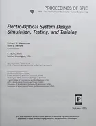 Book cover of Electro-optical system design, simulation, testing, and training