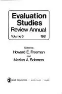Book cover of Evaluation Studies Review Annual