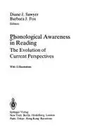 Book cover of Phonological Awareness in Reading