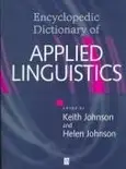Book cover of Encyclopedic Dictionary of Applied Linguistics