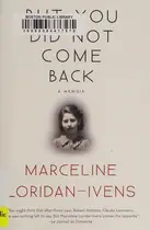 Book cover of But you did not come back