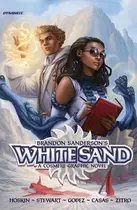 Book cover of Brandon Sanderson's White Sand Omnibus