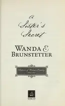 Book cover of A sister's secret