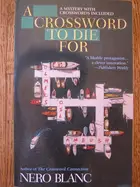 Book cover of A Crossword to Die For