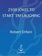 Book cover of 2500 jokes to start 'em laughing