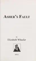 Book cover of Asher's fault