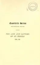 Book cover of The life and letters of St. Teresa