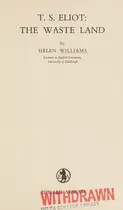 Book cover of The waste land