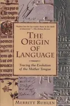 Book cover of The Origin of Language
