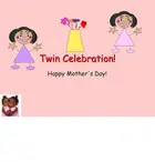 Book cover of Twin Celebration! Happy Mother's Day