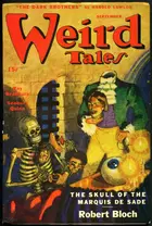 Book cover of Weird Tales September 1945