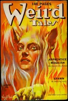 Book cover of Weird Tales August 1939