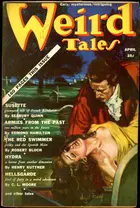 Book cover of Weird Tales April 1939