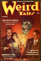 Book cover of Weird Tales January 1939