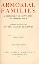 Book cover of Armorial Families