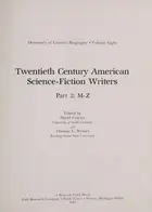 Book cover of Twentieth-century American Science-fiction Writers