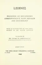 Book cover of Discourse on Metaphysics and the Monadology