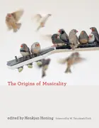 Book cover of Origins of Musicality