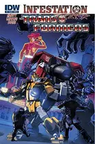 Book cover of Transformers Infestation #1