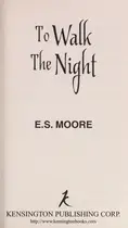 Book cover of To walk the night