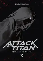 Book cover of Attack on Titan deluxe 10