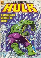 Book cover of O Incrível Hulk nº15 - A Ameaça da Mulher de Vidro