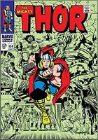 Book cover of Thor (1966-1996) #154