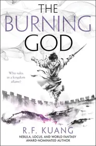 Book cover of The Burning God