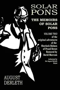 Book cover of The memoirs of Solar Pons