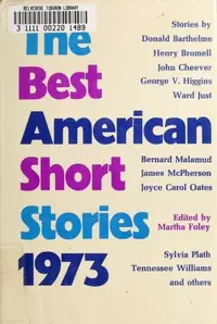 Book cover of The Best American Short Stories 1973