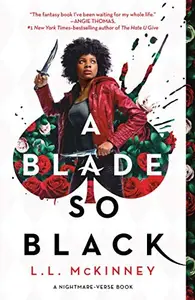 Book cover of A Blade So Black