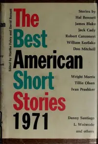 Book cover of The Best American Short Stories 1971