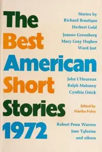 Book cover of The Best American Short Stories 1972