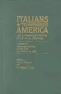 Book cover of Italians to America