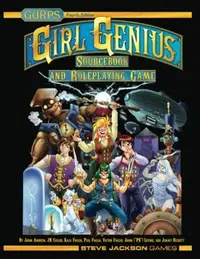 Book cover of Girl Genius Sourcebook and Roleplaying Game