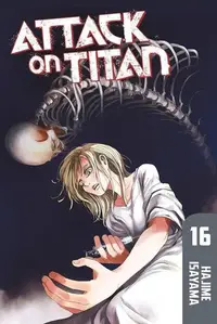 Book cover of Attack on Titan 16