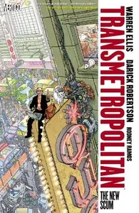 Book cover of Transmetropolitan, Vol. 4: The New Scum