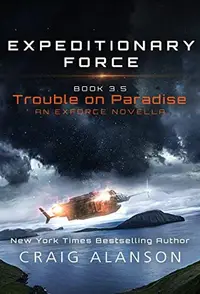 Book cover of Trouble on Paradise