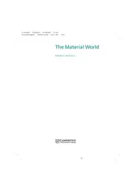 Book cover of The material world