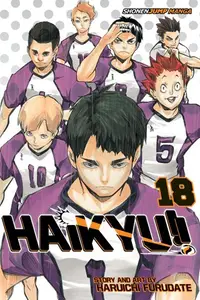 Book cover of Haikyu!!, Vol. 18