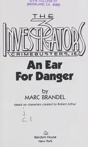 Book cover of An Ear for Danger