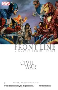 Book cover of Civil War: Front Line Vol. 1